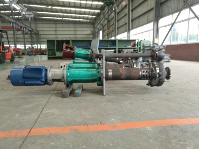 Bomba de mineração resistente azul da areia da bomba de eixo vertical com placa de apoio