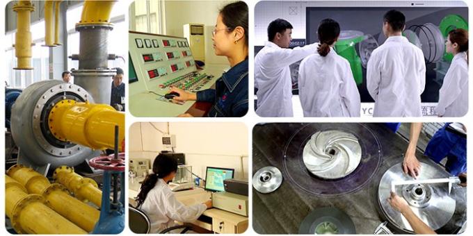 Bomba de fluxo axial horizontal química, forçada - fase de bomba de circulação única